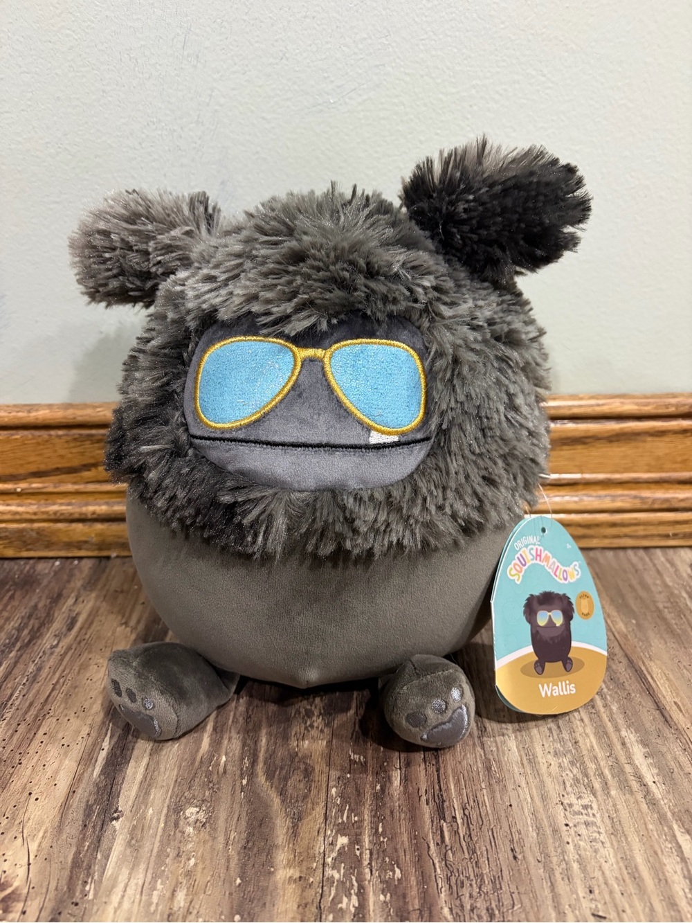 Squishmallows Wallis Bigfoot Ultra Rare 8” NWT